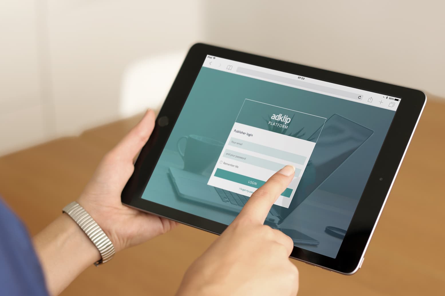Adklip Dashboard Homepage